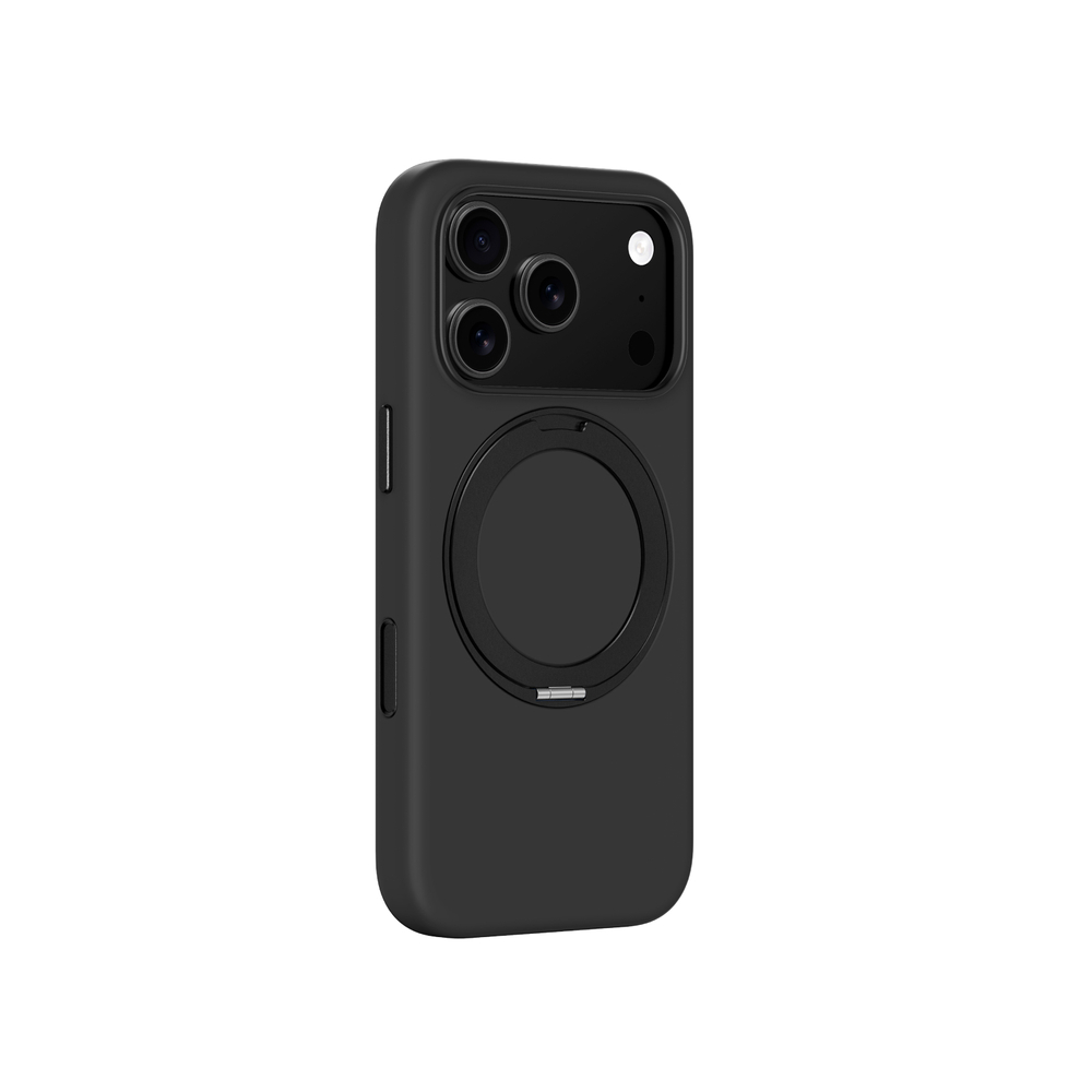 AmazingThing Cloudie iPhone 17 Pro Case with Stand - Blackeng