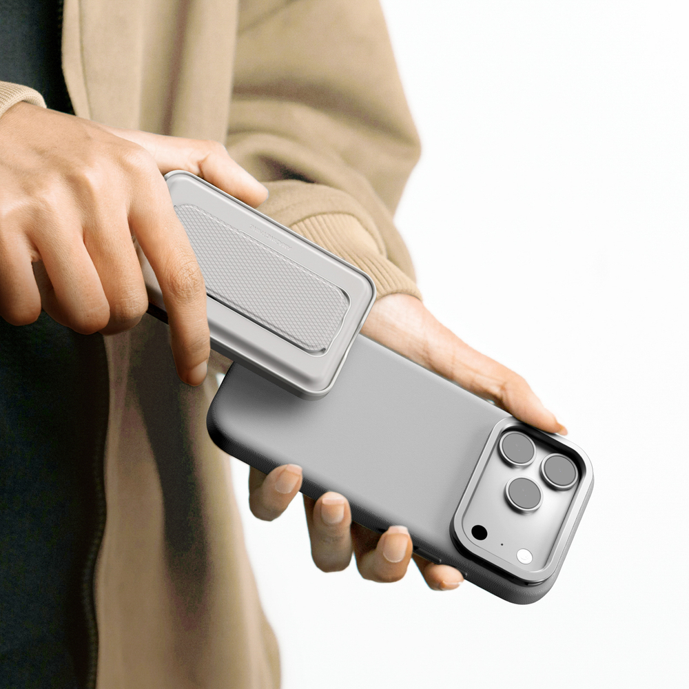 AmazingThing Glamour iPhone 17 Pro Max Case with Stand - Grayeng