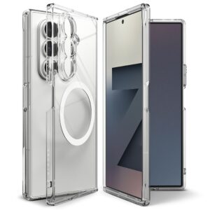 Ringke Fusion Magnetic MagSafe Case for Samsung Galaxy Z Fold 7 - Cleareng
