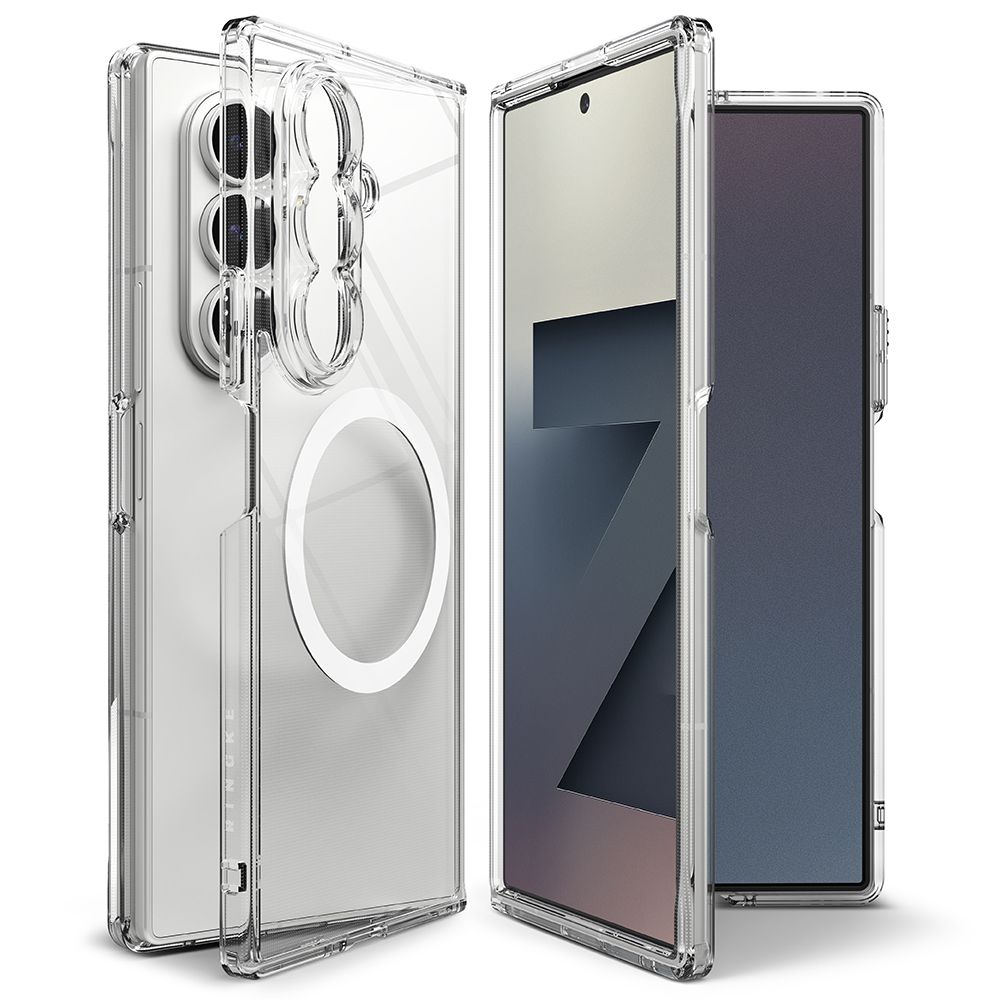 Ringke Fusion Magnetic MagSafe Case for Samsung Galaxy Z Fold 7 - Cleareng