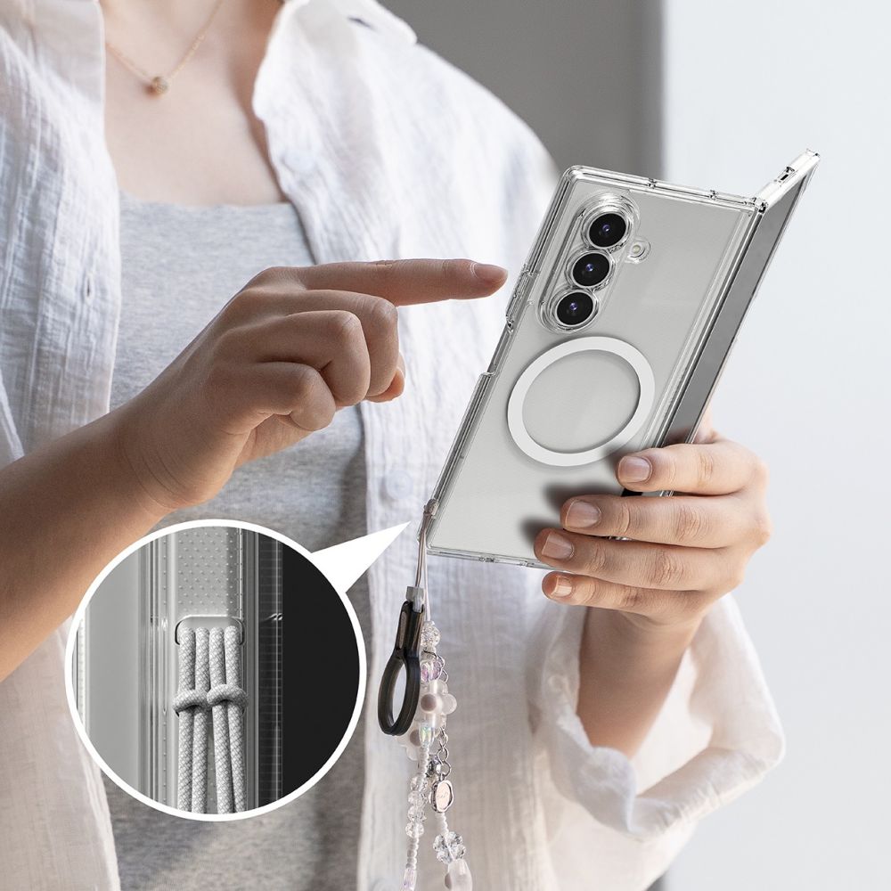 Ringke Fusion Magnetic MagSafe Case for Samsung Galaxy Z Fold 7 - Cleareng