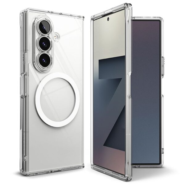 Ringke Fusion Magnetic MagSafe Case for Samsung Galaxy Z Fold 7 - Cleareng