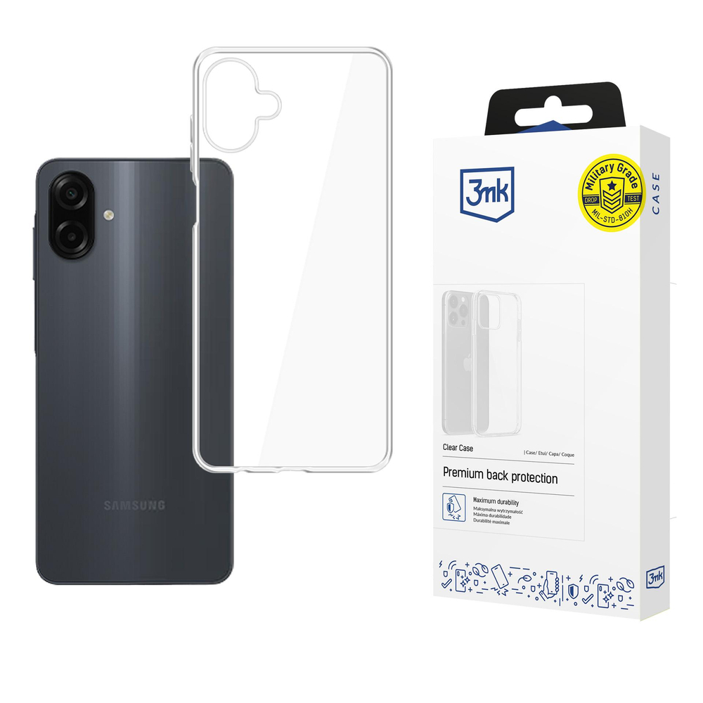 3mk Clear Case for Samsung Galaxy A07 4G - transparenteng