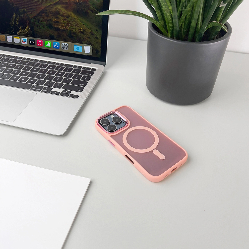 MagSafe Compatible Fashion Case for iPhone 17 Pro Max - Pinkeng