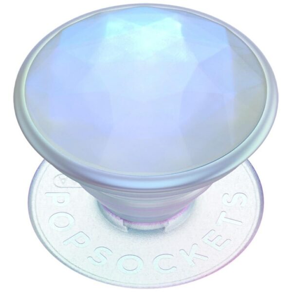Popsockets Luxe Iridescent Dichroic Phone Holder and Stand - Whiteeng