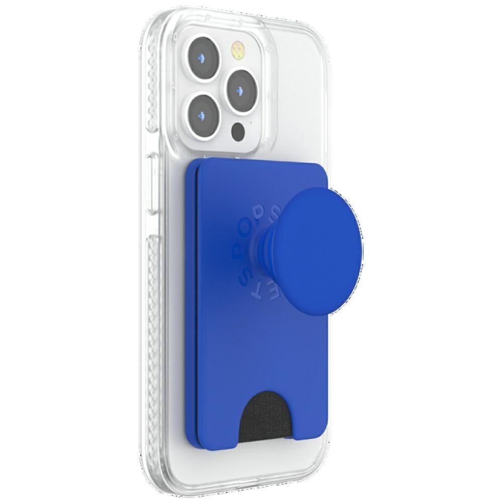 Popsockets PopWallet+ PopGrip PW+ MS MagSafe Wallet Phone Holder and Stand - Blueeng