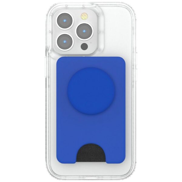 Popsockets PopWallet+ PopGrip PW+ MS MagSafe Wallet Phone Holder and Stand - Blueeng