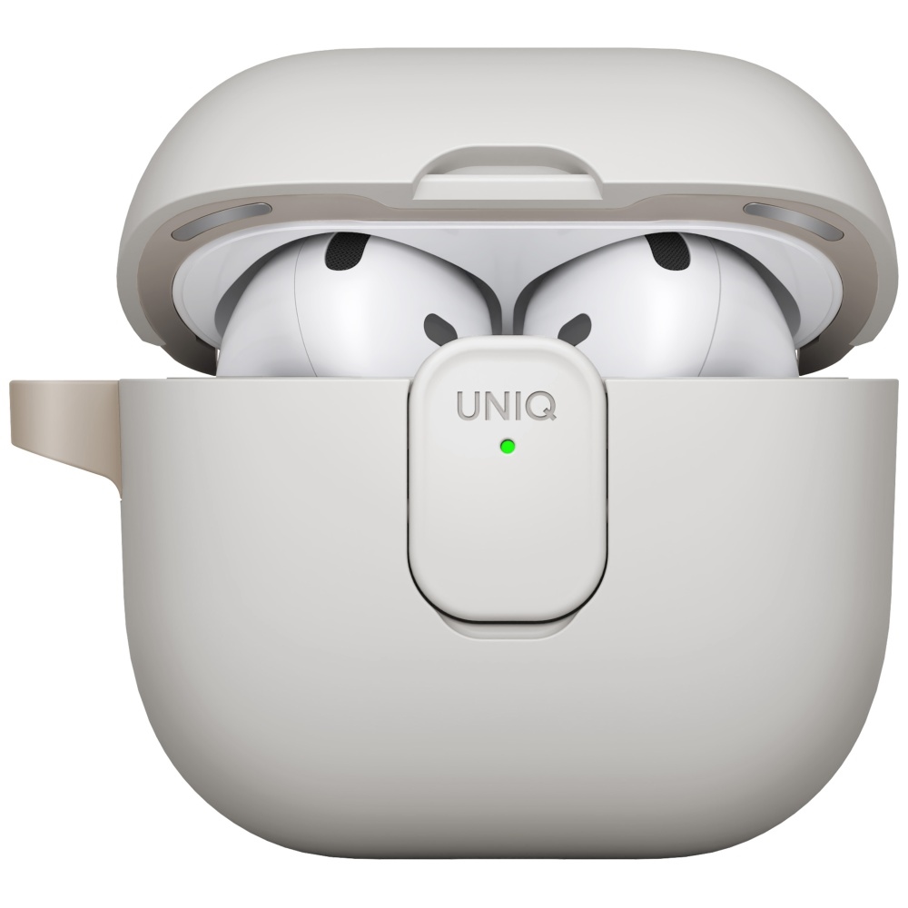 Uniq Clyde Lock Case for AirPods 4 - Beigeeng