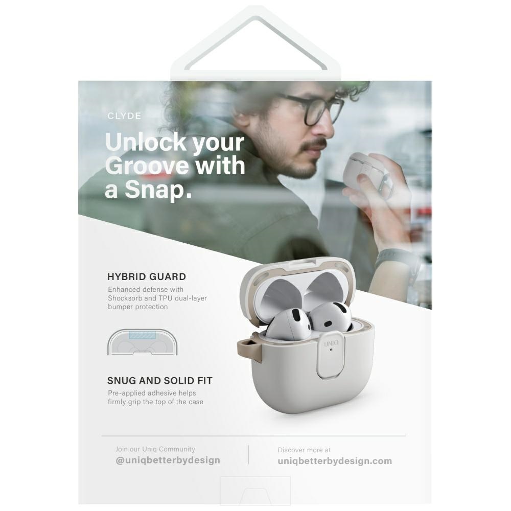 Uniq Clyde Lock Case for AirPods 4 - Blueeng