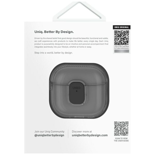 Uniq Glase Pro Case for AirPods 4 - Blueeng