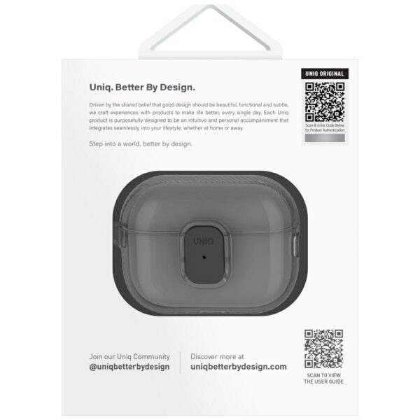 Uniq Glase Pro Case for AirPods Pro 2 - Orangeeng