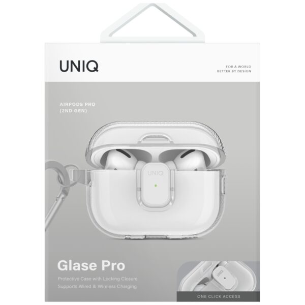 Uniq Glase Pro Case for AirPods Pro 2 - Transparenteng