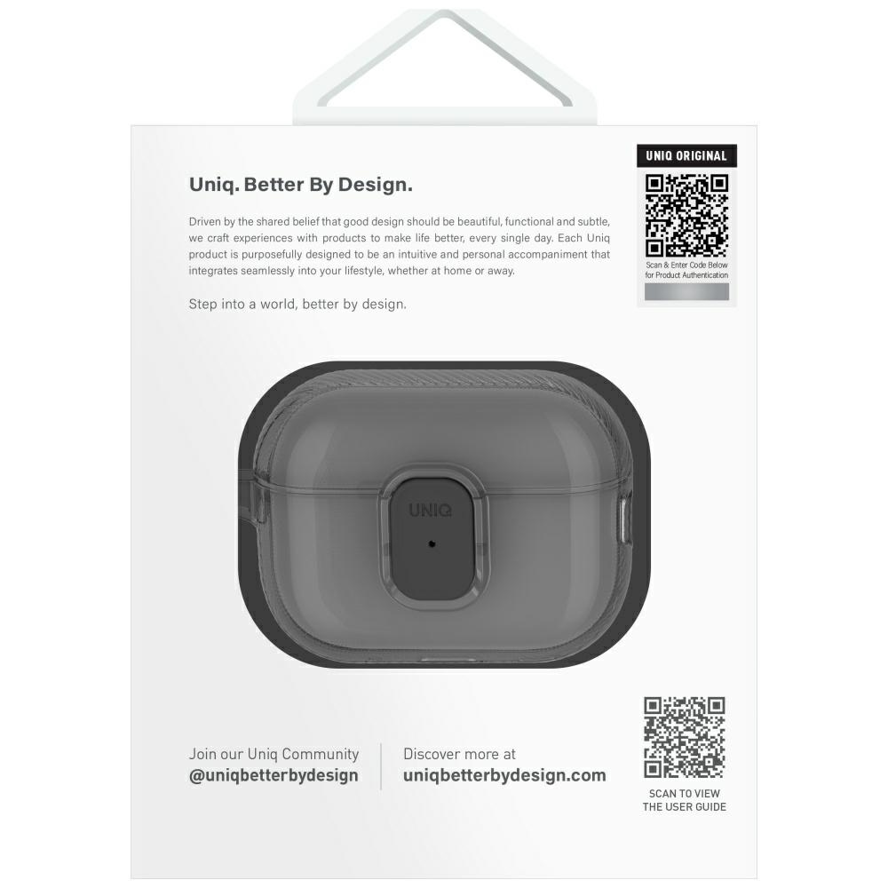 Uniq Glase Pro Case for AirPods Pro 2 - Pinkeng