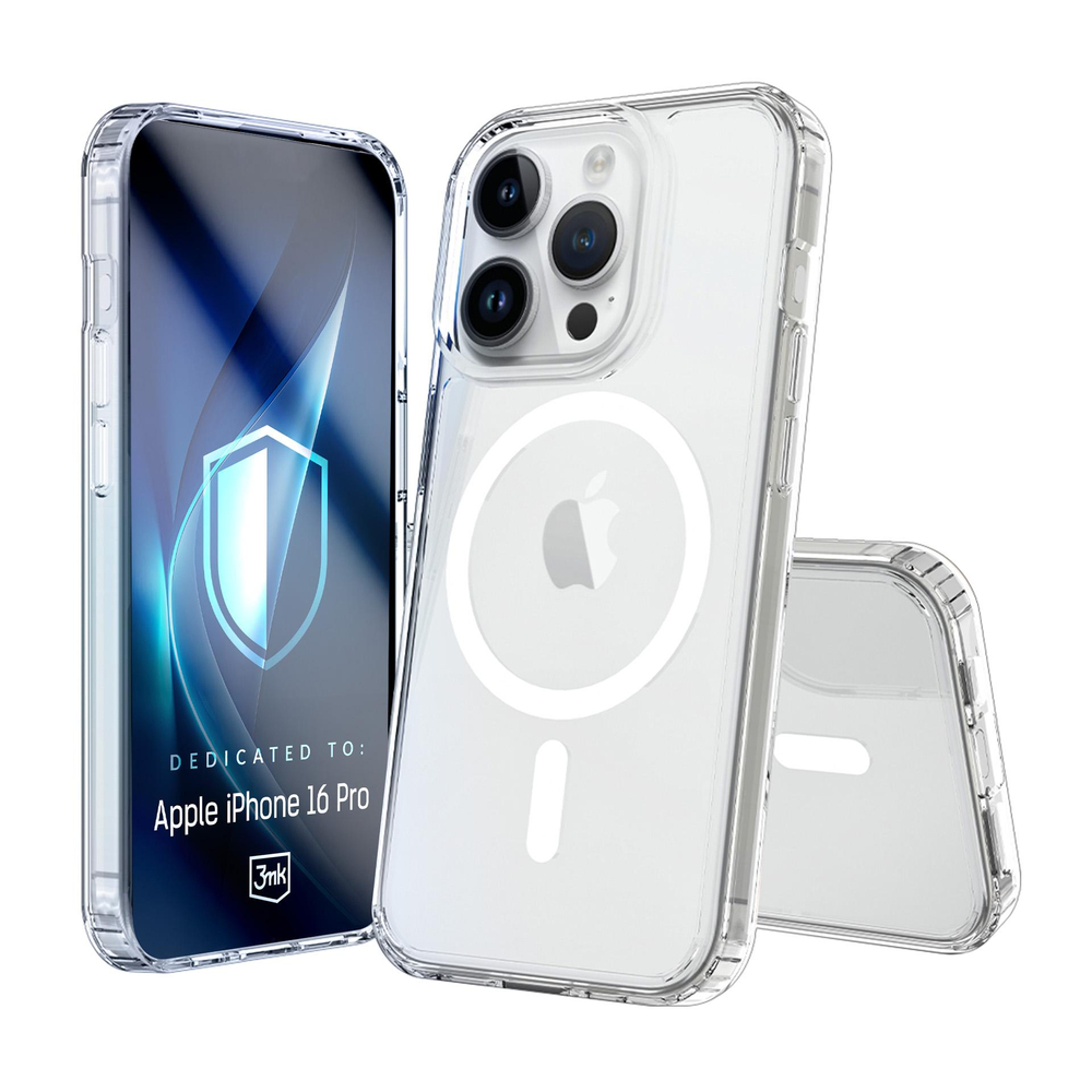3mk Armor MagCase for iPhone 16 Pro - Transparenteng