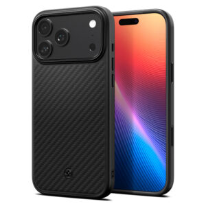 Spigen Enzo Aramid "T" MagSafe case for iPhone 17 Pro - blackeng