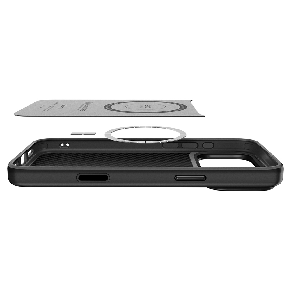 Spigen Enzo Aramid "T" MagSafe case for iPhone 17 Pro - blackeng