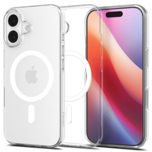 Spigen Liquid Crystal MagSafe Case for iPhone 17 - Clear and Whiteeng