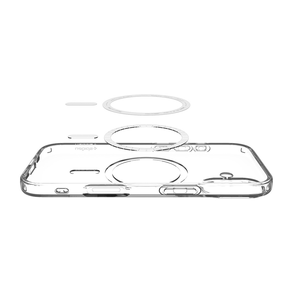 Spigen Liquid Crystal MagSafe Case for iPhone 17 - Clear and Whiteeng