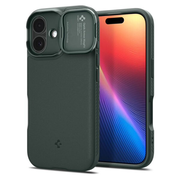 Spigen Optik Armor MagSafe iPhone 17 Case - Greeneng
