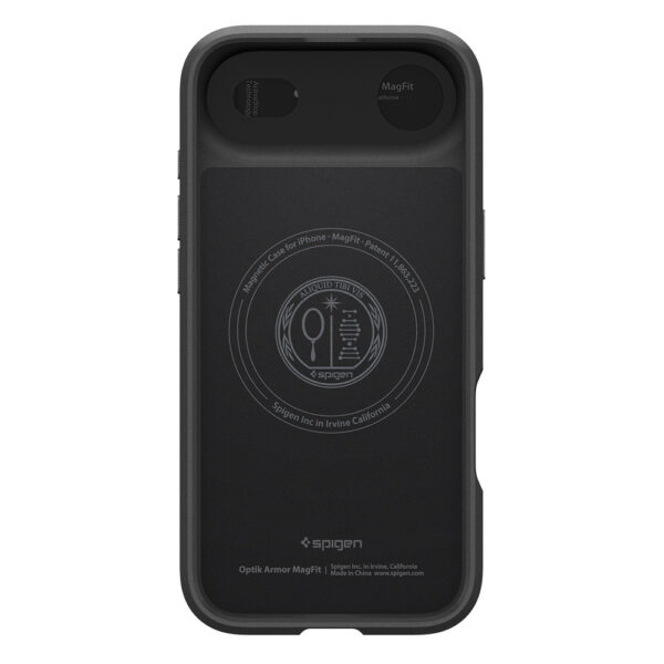 Spigen Optik Armor MagSafe case for iPhone 17 Air - blackeng