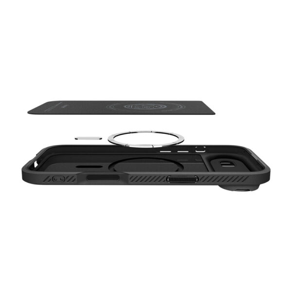 Spigen Optik Armor MagSafe case for iPhone 17 Air - blackeng