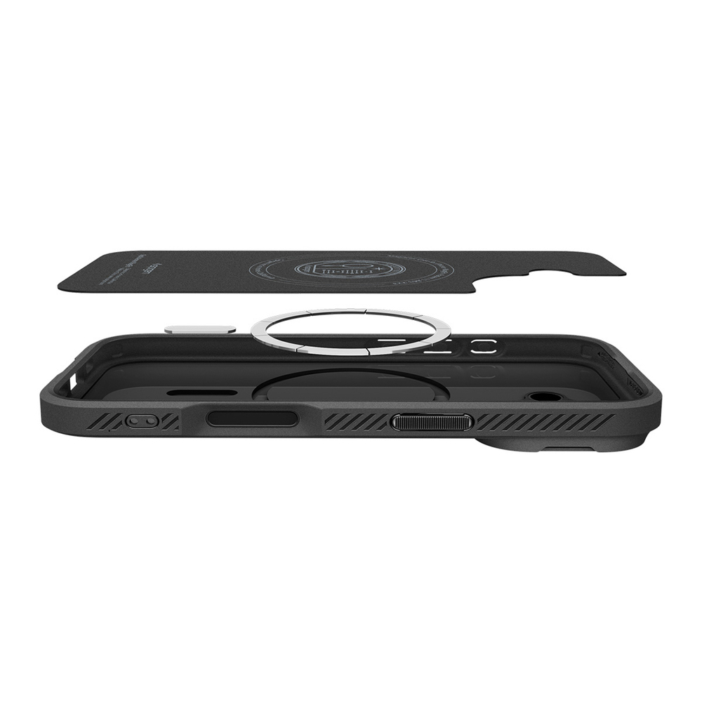 Spigen Optik Armor MagSafe case for iPhone 17 - blackeng