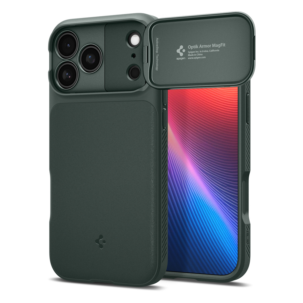 Spigen Optik Armor MagSafe Case for iPhone 17 Pro - Greeneng