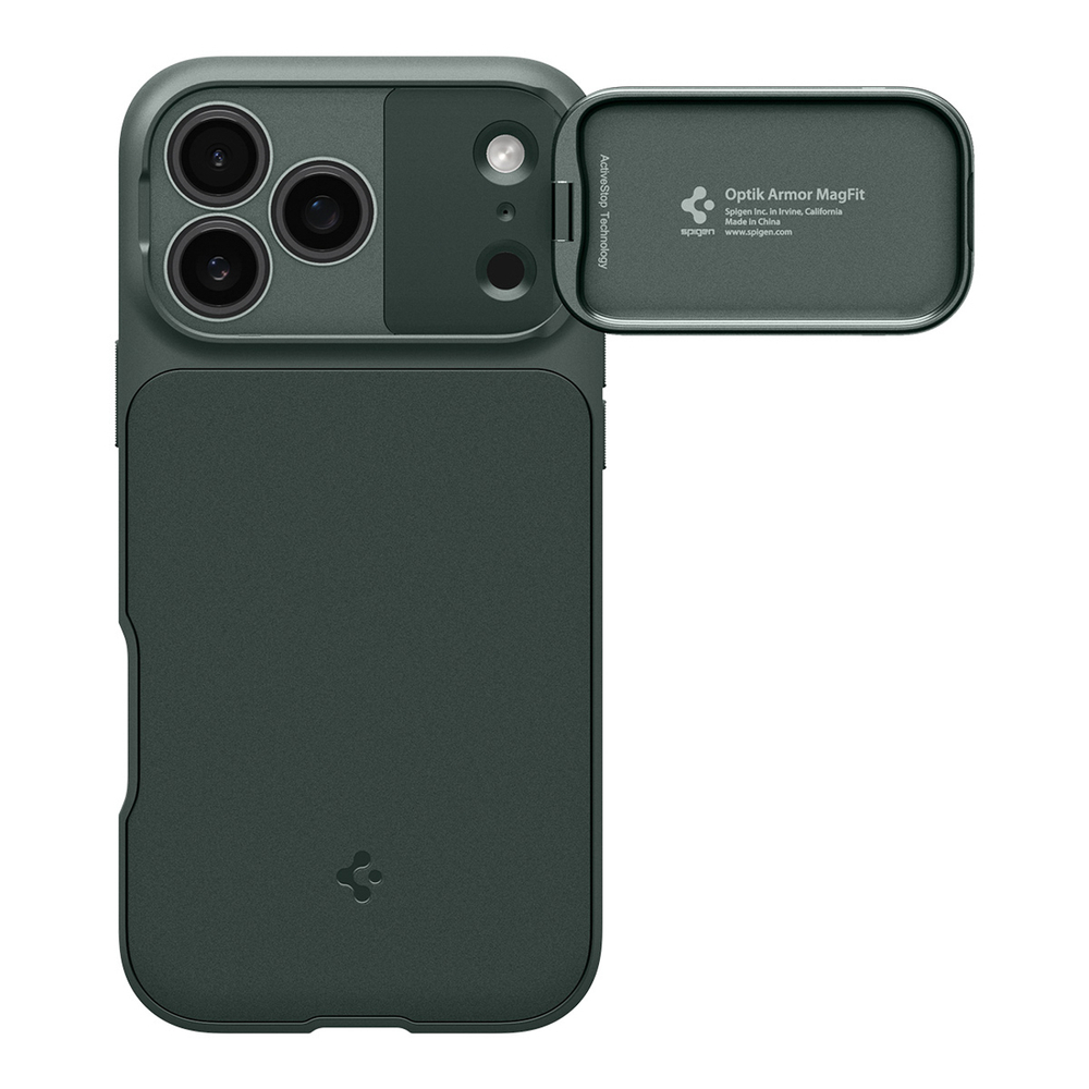 Spigen Optik Armor MagSafe Case for iPhone 17 Pro - Greeneng