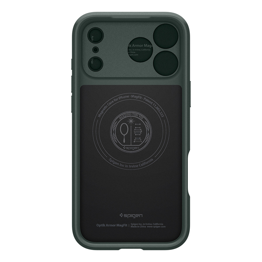 Spigen Optik Armor MagSafe Case for iPhone 17 Pro - Greeneng