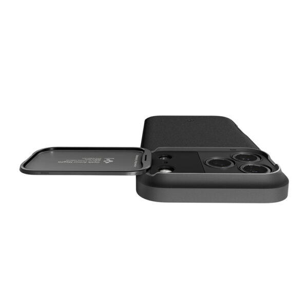 Spigen Optik Armor MagSafe case for iPhone 17 Pro - blackeng