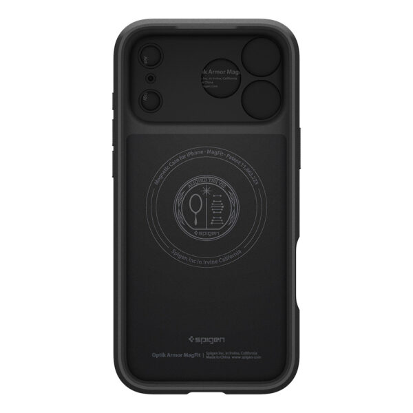 Spigen Optik Armor MagSafe case for iPhone 17 Pro - blackeng