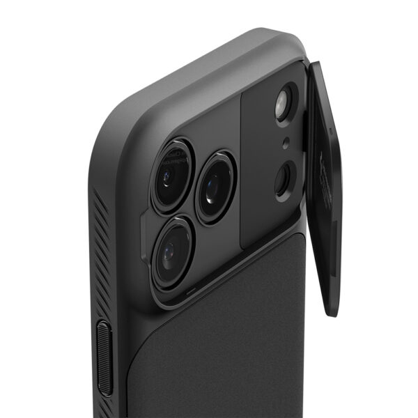 Spigen Optik Armor MagSafe case for iPhone 17 Pro - blackeng