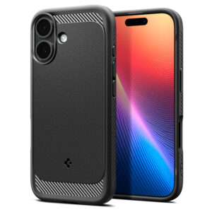 Spigen Rugged Armor Mag MagSafe Case for iPhone 17 - Matte Blackeng