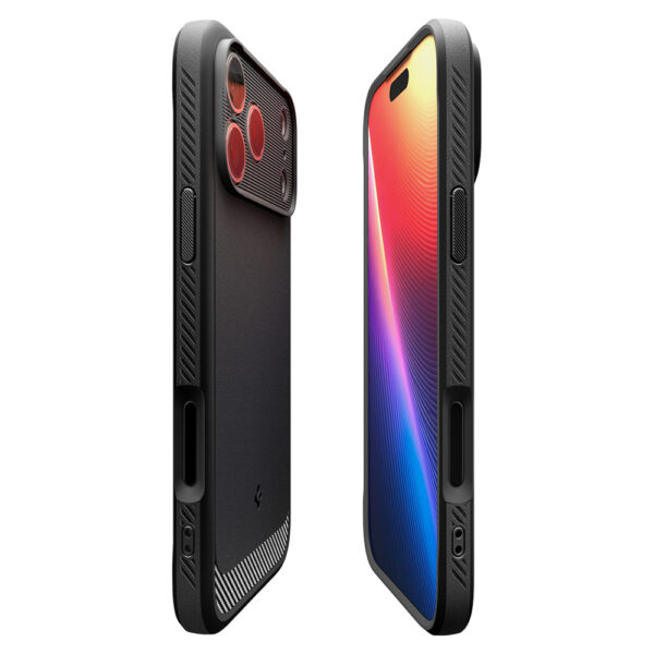 Spigen Rugged Armor Mag MagSafe Case for iPhone 17 Pro - Matte Blackeng