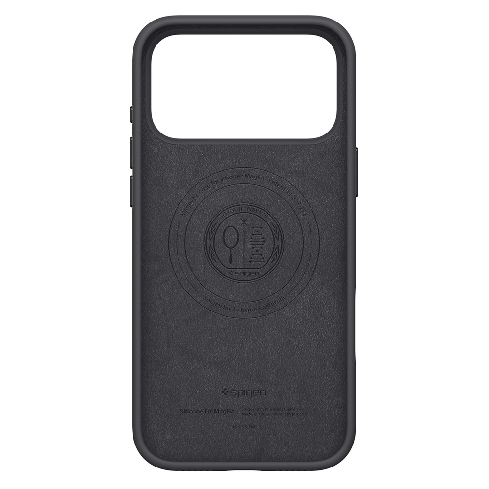 Spigen Silicone Fit MagSafe Case for iPhone 17 Pro Max - Blackeng