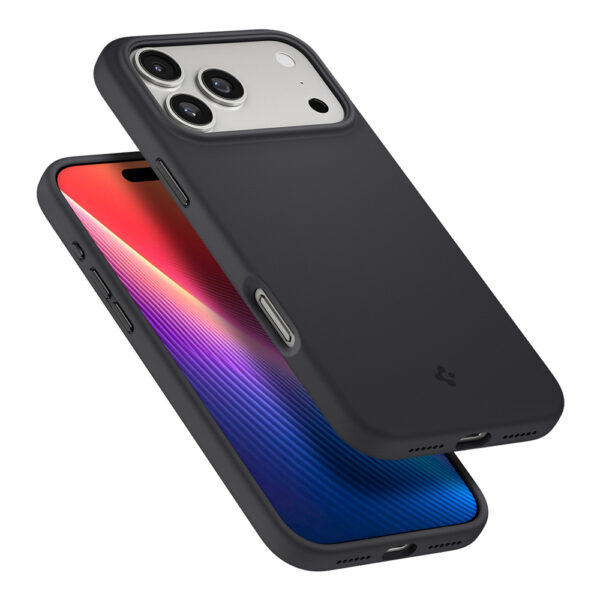 Spigen Silicone Fit MagSafe Case for iPhone 17 Pro Max - Blackeng