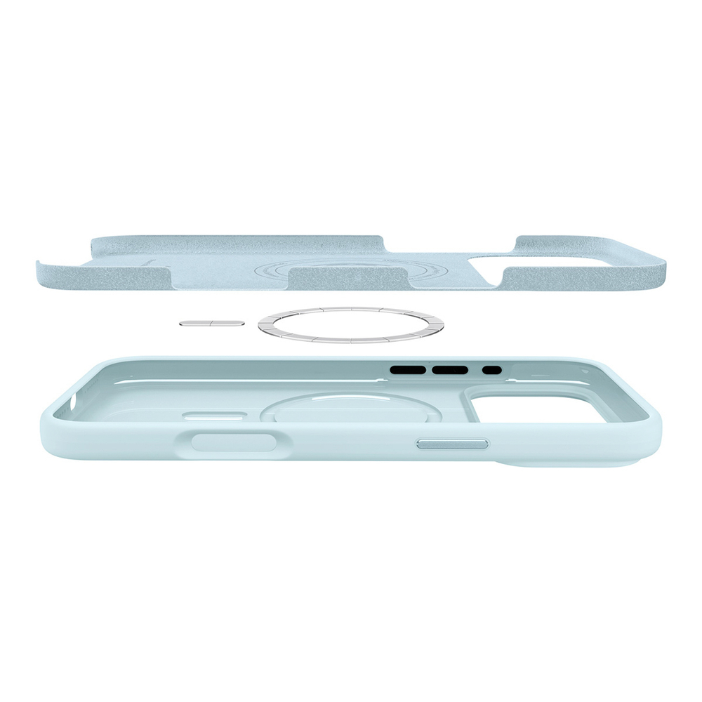 Spigen Silicone Fit MagSafe Case for iPhone 17 Pro Max - Blueeng