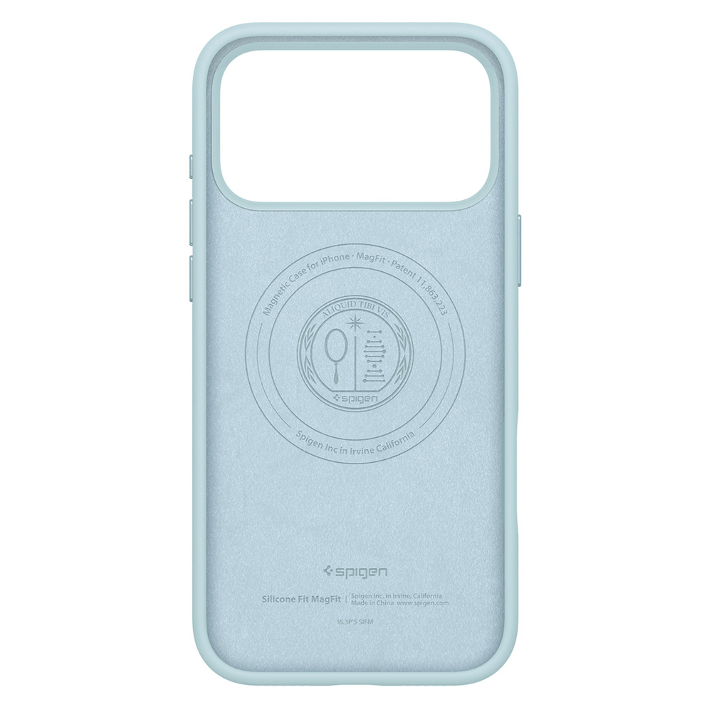 Spigen Silicone Fit MagSafe Case for iPhone 17 Pro - Blueeng