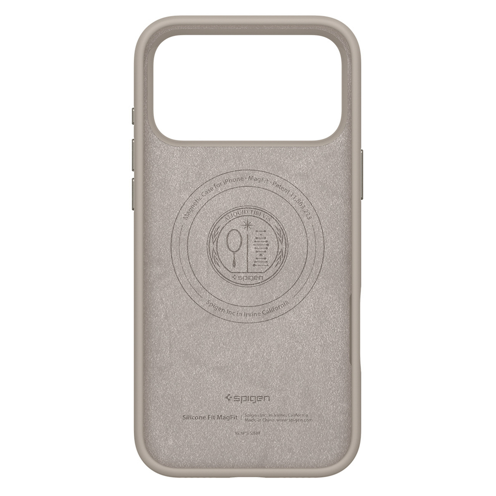 Spigen Silicone Fit MagSafe Case for iPhone 17 Pro - Grayeng