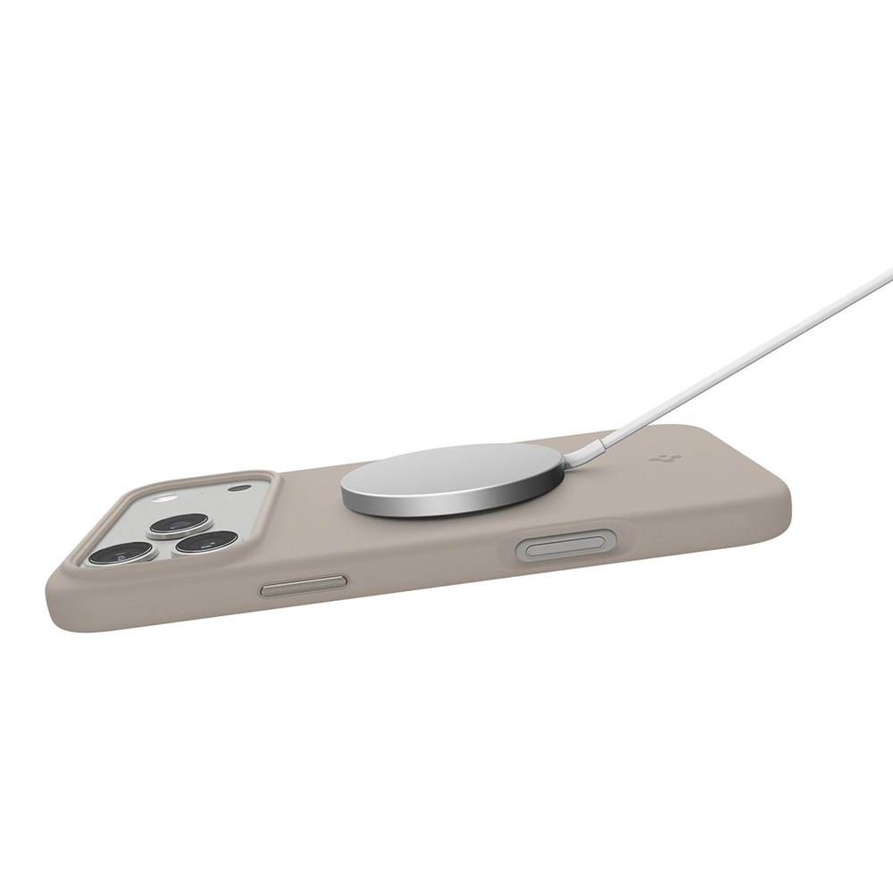 Spigen Silicone Fit MagSafe Case for iPhone 17 Pro - Grayeng