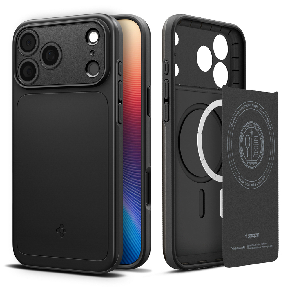 Spigen Thin Fit MagSafe Case for iPhone 17 Pro Max - Blackeng