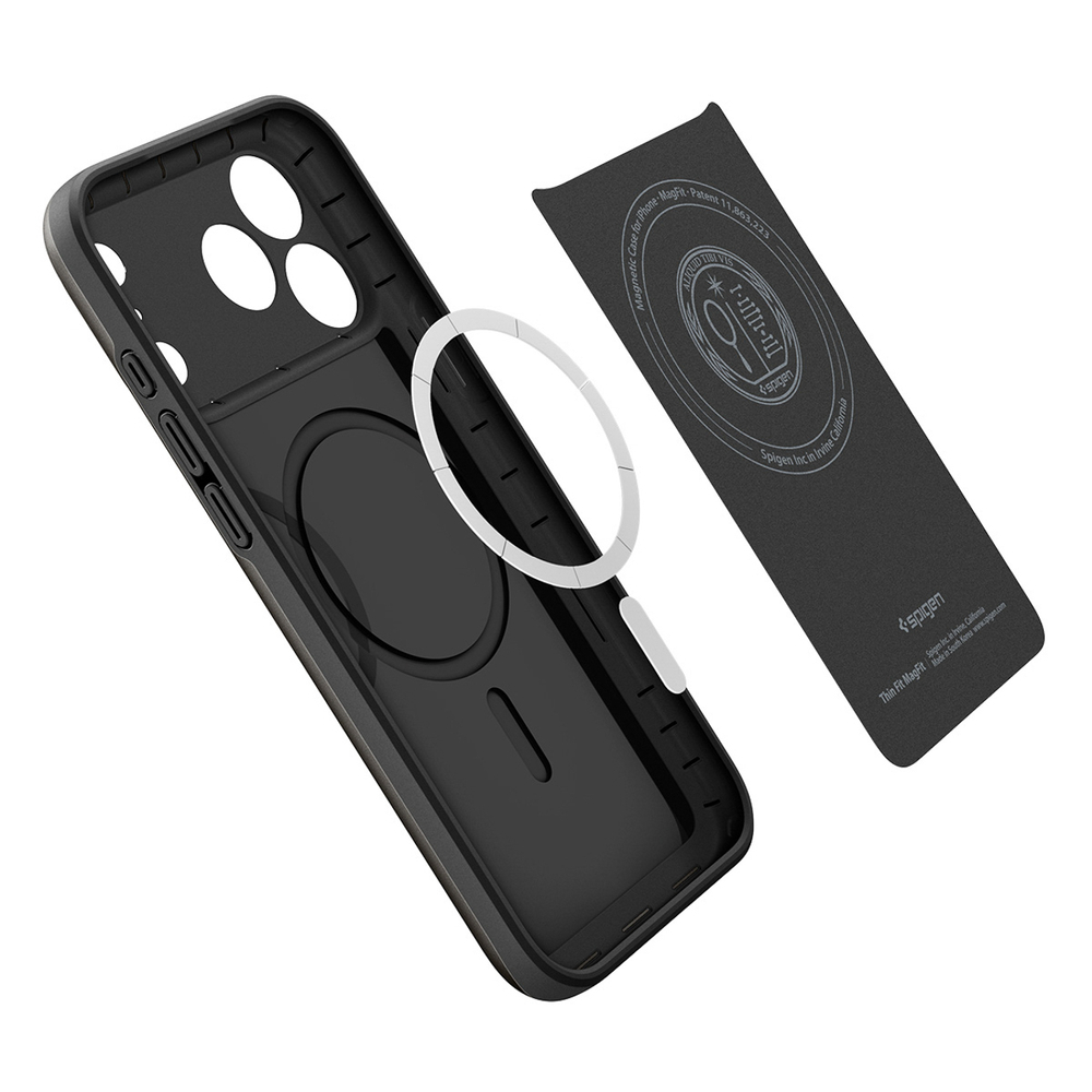 Spigen Thin Fit MagSafe Case for iPhone 17 Pro Max - Blackeng