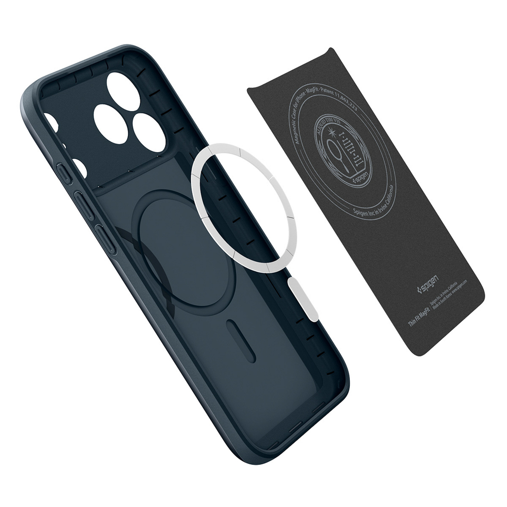 Spigen Thin Fit MagSafe Case for iPhone 17 Pro Max - Navy Blueeng