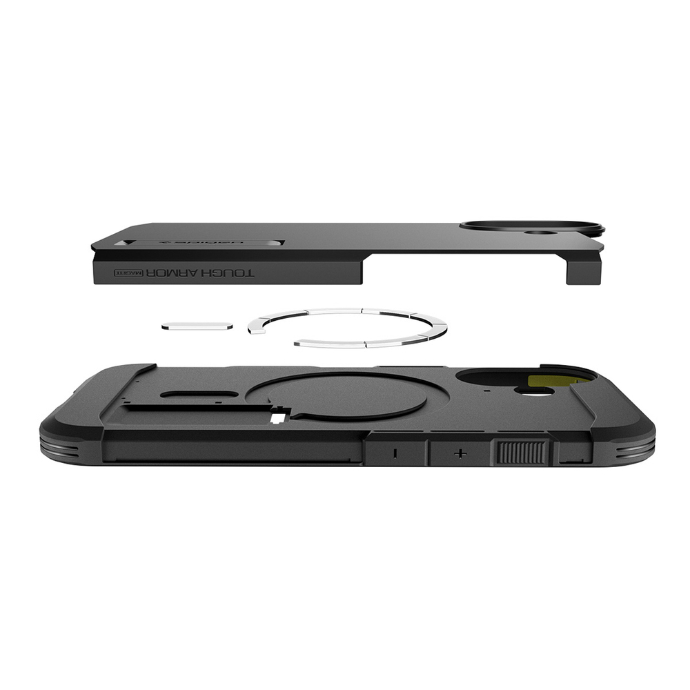 Spigen Tough Armor "T" MagSafe case for iPhone 17 - blackeng