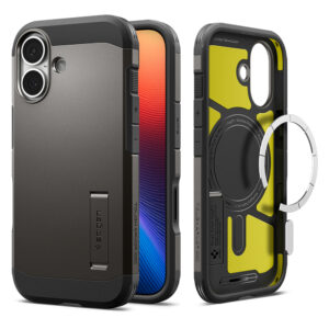 Spigen Tough Armor "T" MagSafe Case for iPhone 17 - Grayeng