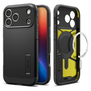 Spigen Tough Armor "T" MagSafe case for iPhone 17 Pro - blackeng