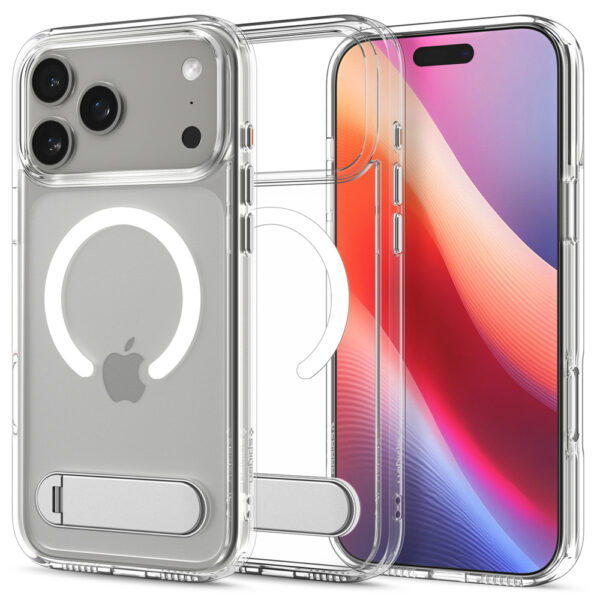 Spigen Ultra Hybrid "S" MagSafe Case for iPhone 17 Pro - Clear and Whiteeng
