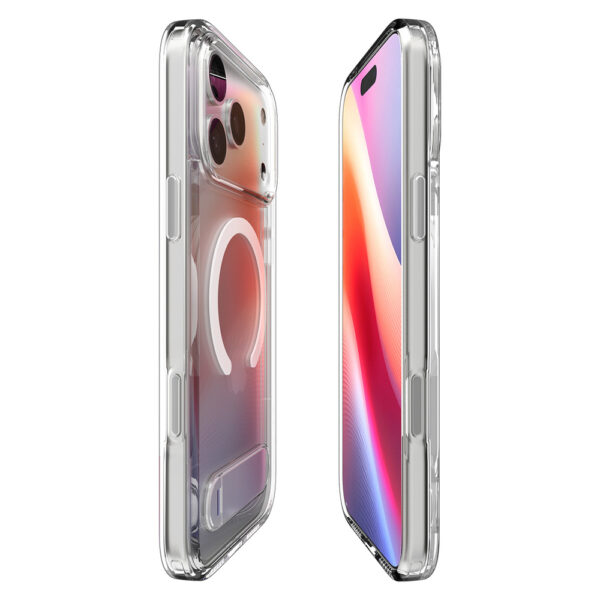 Spigen Ultra Hybrid "S" MagSafe Case for iPhone 17 Pro - Clear and Whiteeng