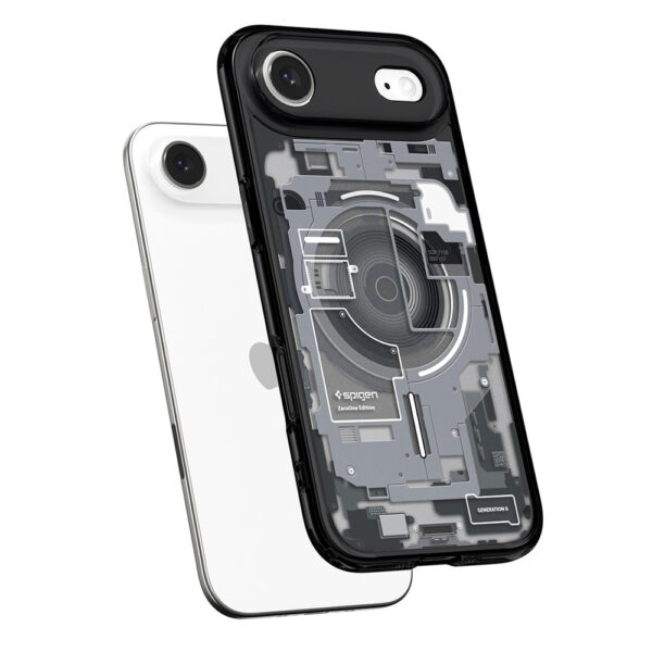 Spigen Ultra Hybrid MagSafe case for iPhone 17 Air Zero One - blackeng