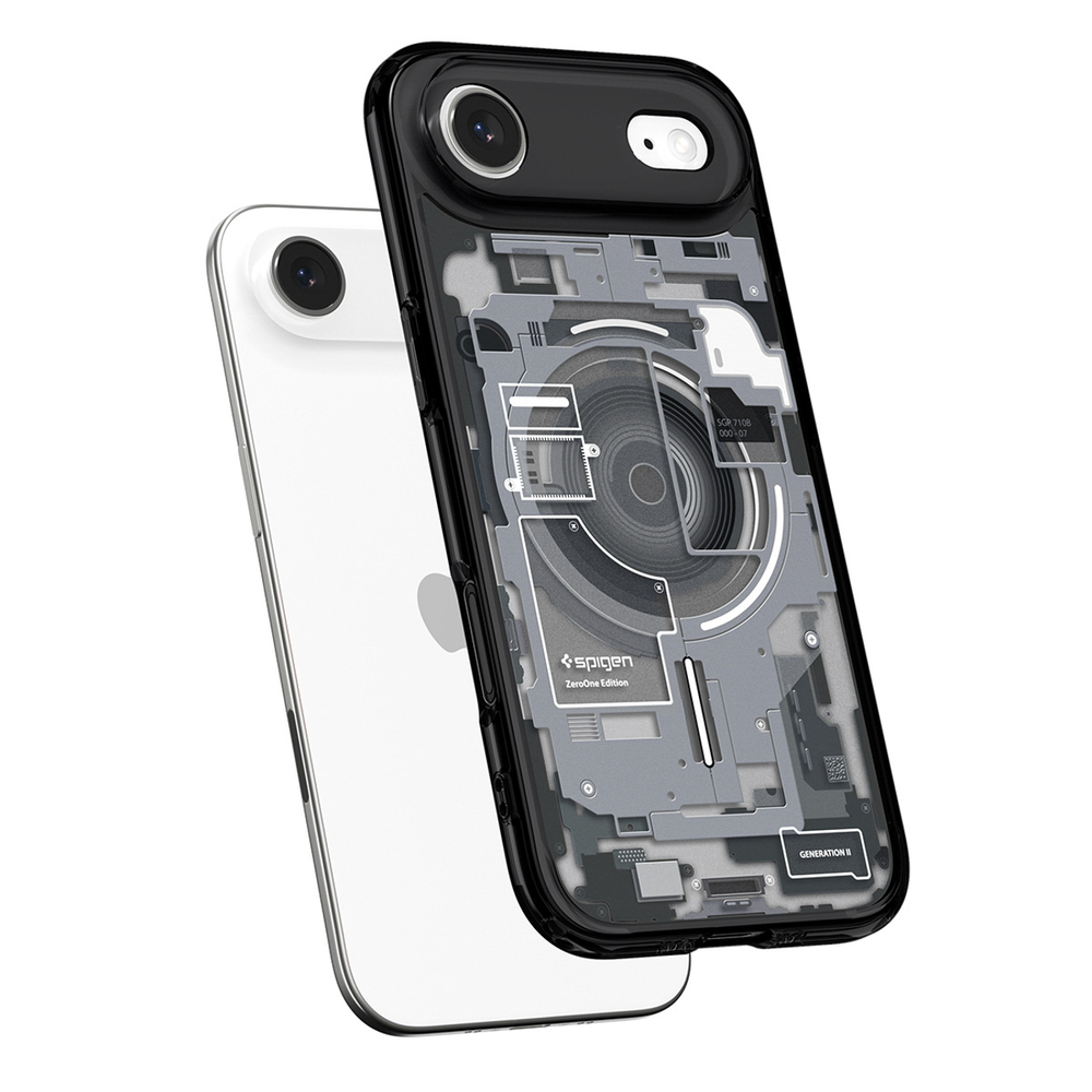 Spigen Ultra Hybrid MagSafe case for iPhone 17 Air Zero One - blackeng